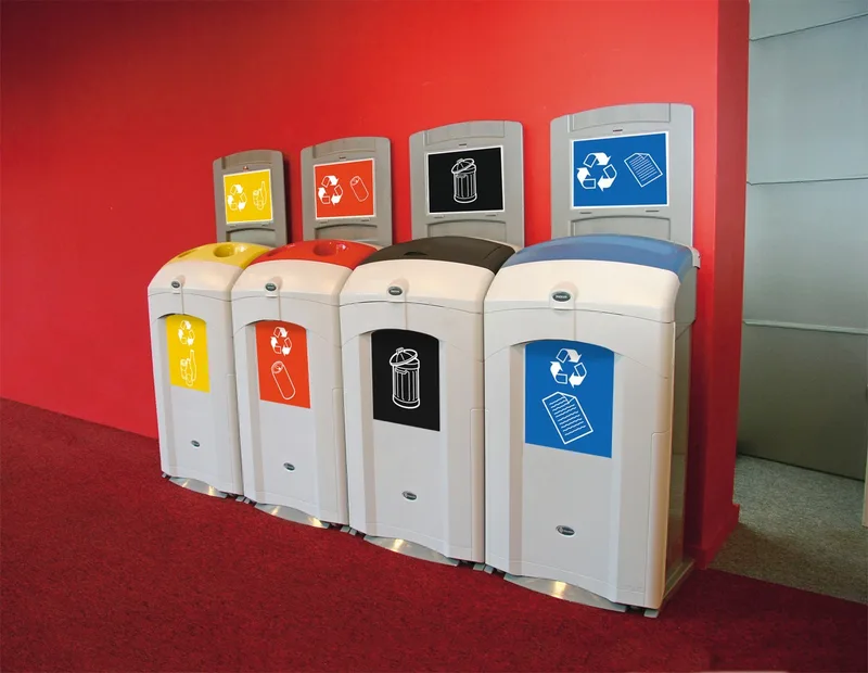 Contenedor de reciclaje Glasdon Nexus® 100 · vista 2